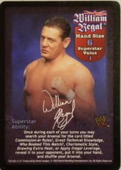 William Regal face card